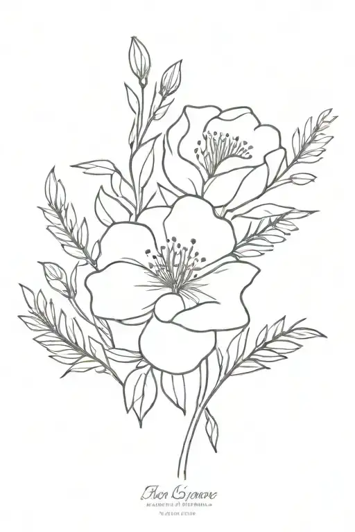 Birth Flower Bouquet