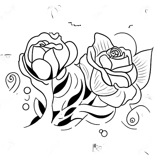 A Tattoo Representing A Mom And Dad