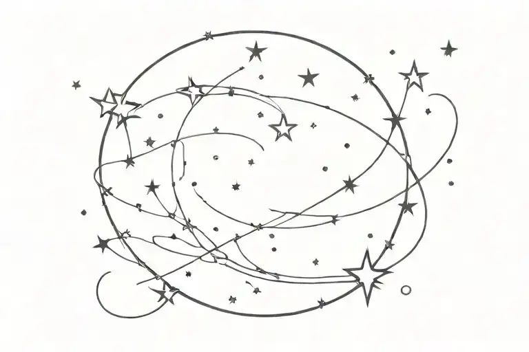 Galaxy Filled With Stars