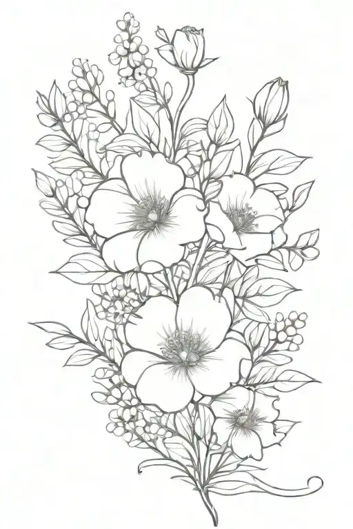 Birth Flower Bouquet