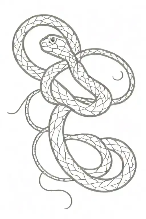 Snake Coiled
