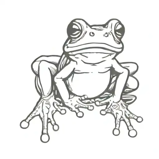 Frog With Glock In Hand