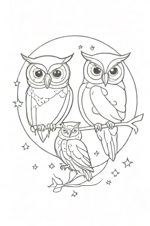 Owl And Pisces Constellation
