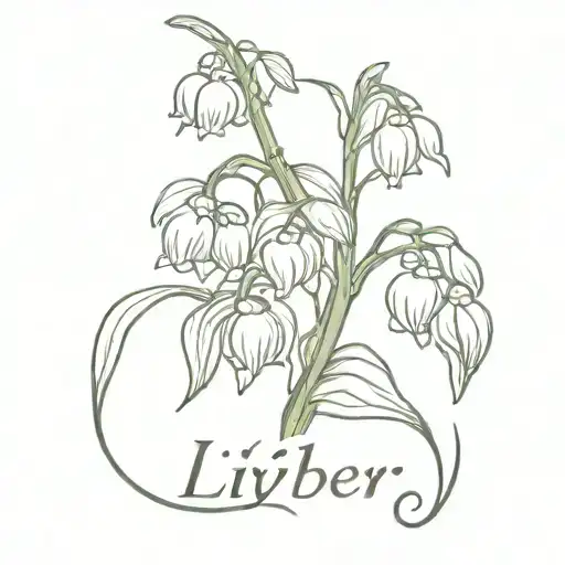 Lily Of The Valley With The Name Ember