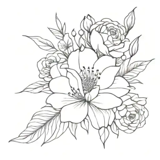 Birth Flower Bouquet