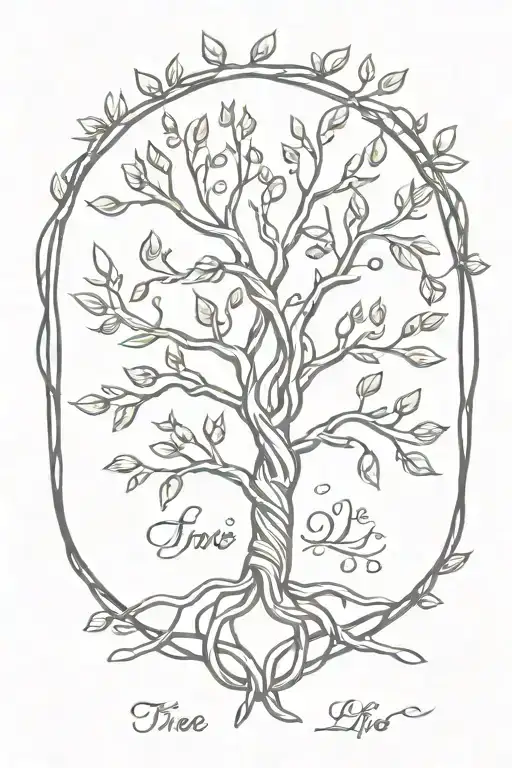 Tree Of Life Intertwined