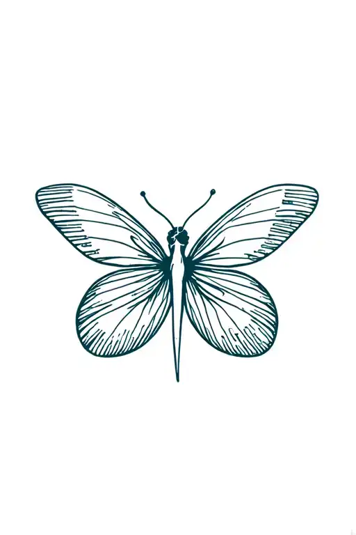 Ocean Sea Creatures Ship Hour Glass Butter Fly