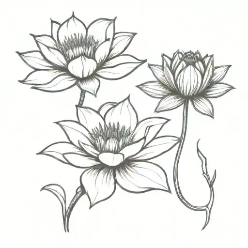 Black Lotus And Venus Fly Trap