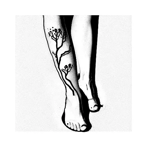 Capra Standing On A Heal Looking Back