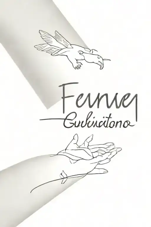 Kids Names On Forearm