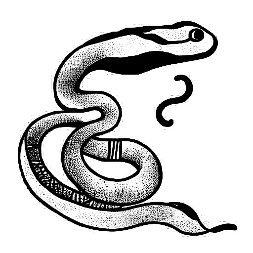 Snake With Sword