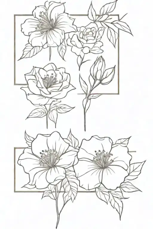 Flower Bouquet September July December Birth Flower