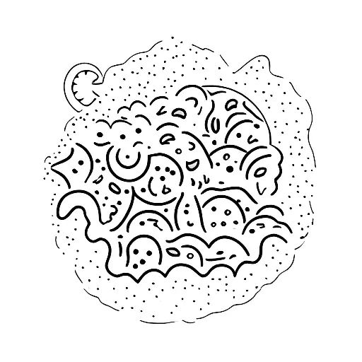 A Slice Of Pizza With A Galaxy Inside