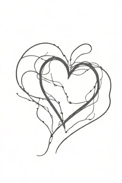 Broken Heart Symbolizing Love