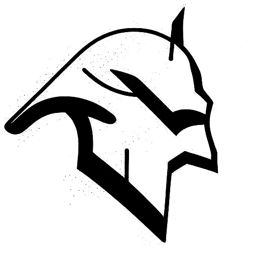 Spartan Head That Stand On An Arrow