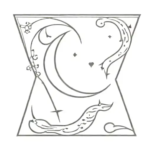 Luna Letters Only With A Moon And Heart