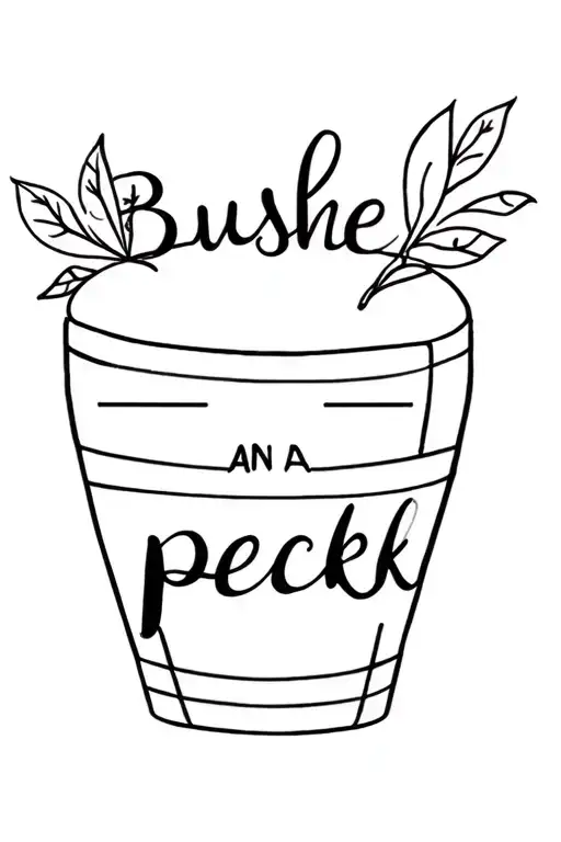 Fine Line Bushel And A Peck