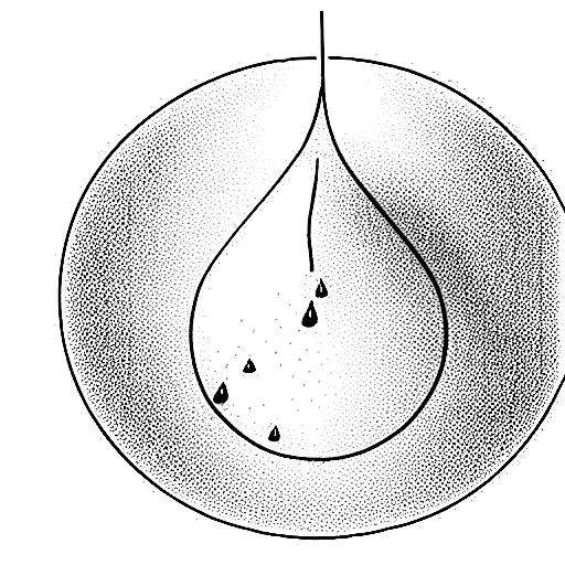 Water Droplet With H2o