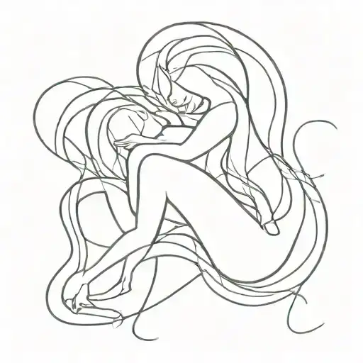 Abstract Representation Of Passion And Desire