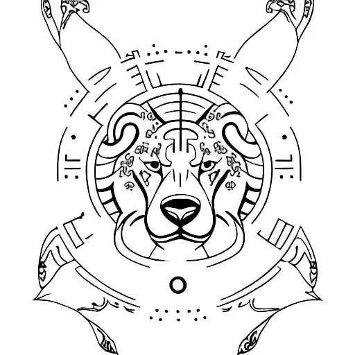 Leo Zodiac Sign With Paws