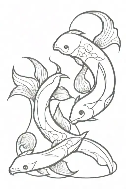 Koi Fish Yin Yang