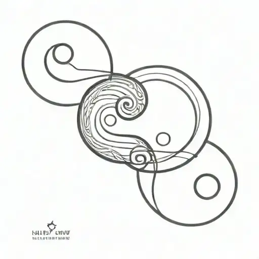 Infinity And Yin Yang Symbol