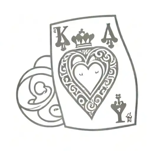 King Of Hearts Playing Card