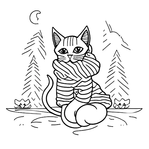 Cat In A Sweater