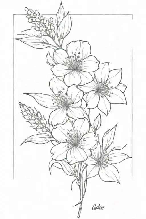 October And May Birth Flower Bouquet