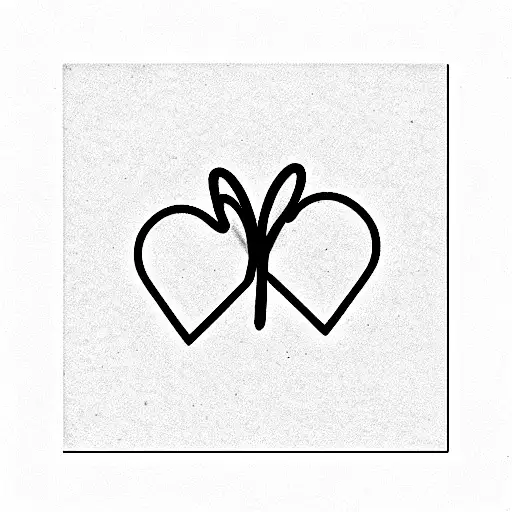 1963 And 1966 In Roman Digits And A Heart