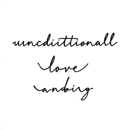 Unconditional Love Written