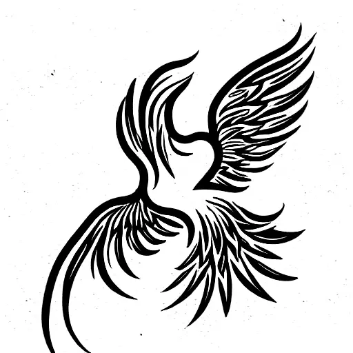 Phoenix With Infinite Love And Great Power
