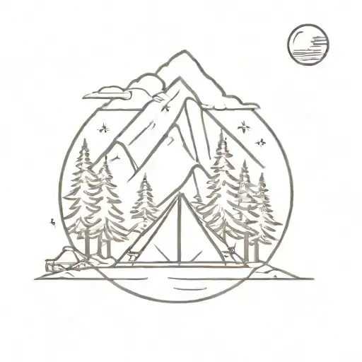 Nature Camping Mountain Landscape