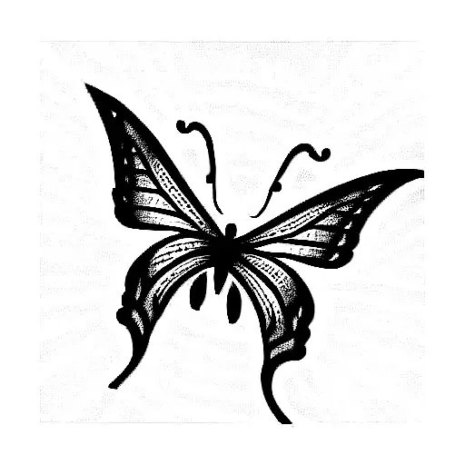 Roman Numerals With Butterfly's