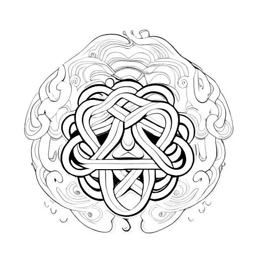 Infinity Symbol With 2 Dog Paws Connected And A Heart