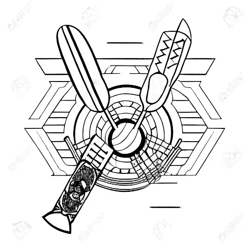 Cricket Bat And Film Strip