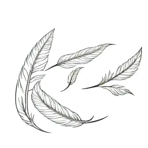 Plot Line Goose Feather