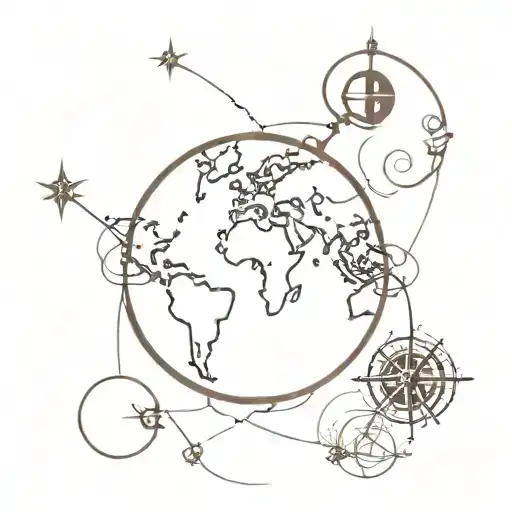 Treasure Planet Map Outline