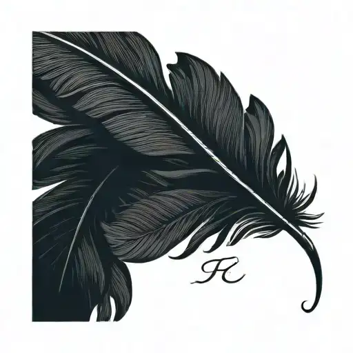 Dark Cloud Black Feather