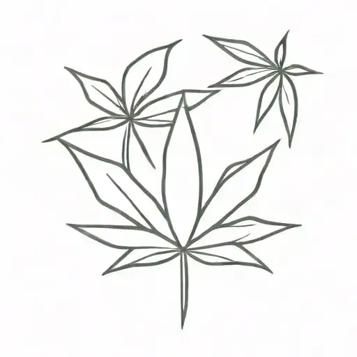 Cartoon Pot Leaf