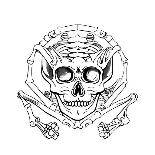 Lego Skeleton Disassembled