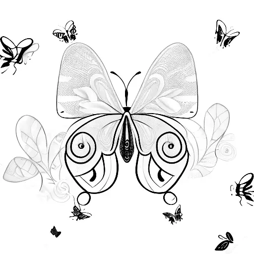 Quote And Butterflies