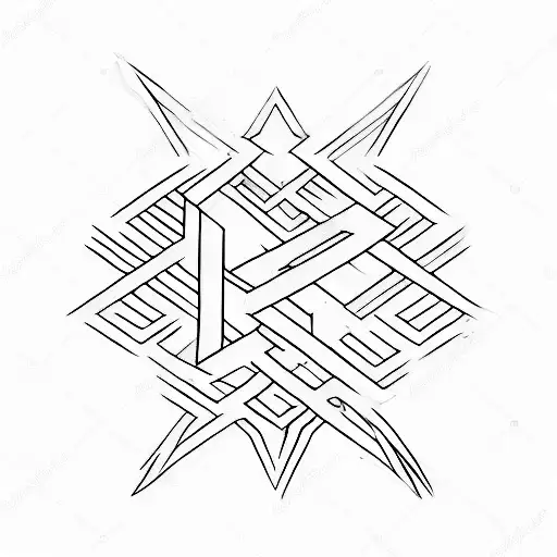 A Star With The Letters D And L