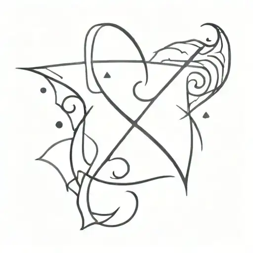 Gemini & Pisces Symbol