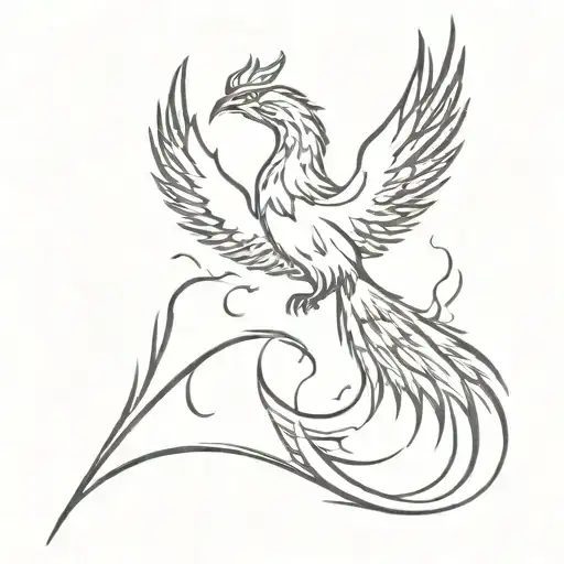 Phoenix Rising From The Ashes