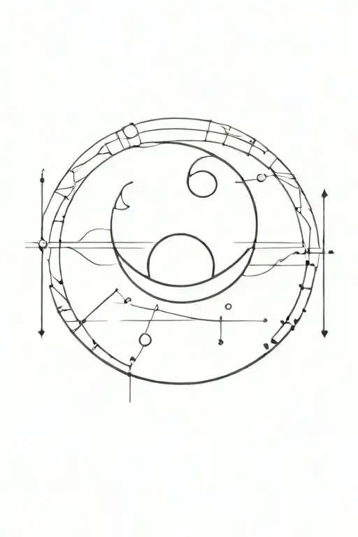 Meaningful Minimalist Tattoo With Moon Phase