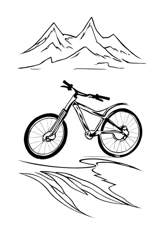 Incorporate Elements Of Mountain Biking Into A Maori-inspired Design