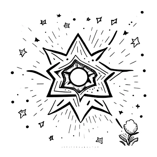 A Star From The Sky And A Ray Of Sunshine