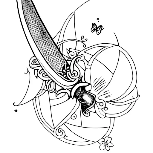 Sword And Butterfly