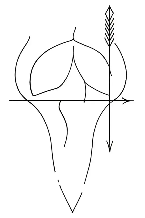 Leo Horoscope Sign Combined With Arrow